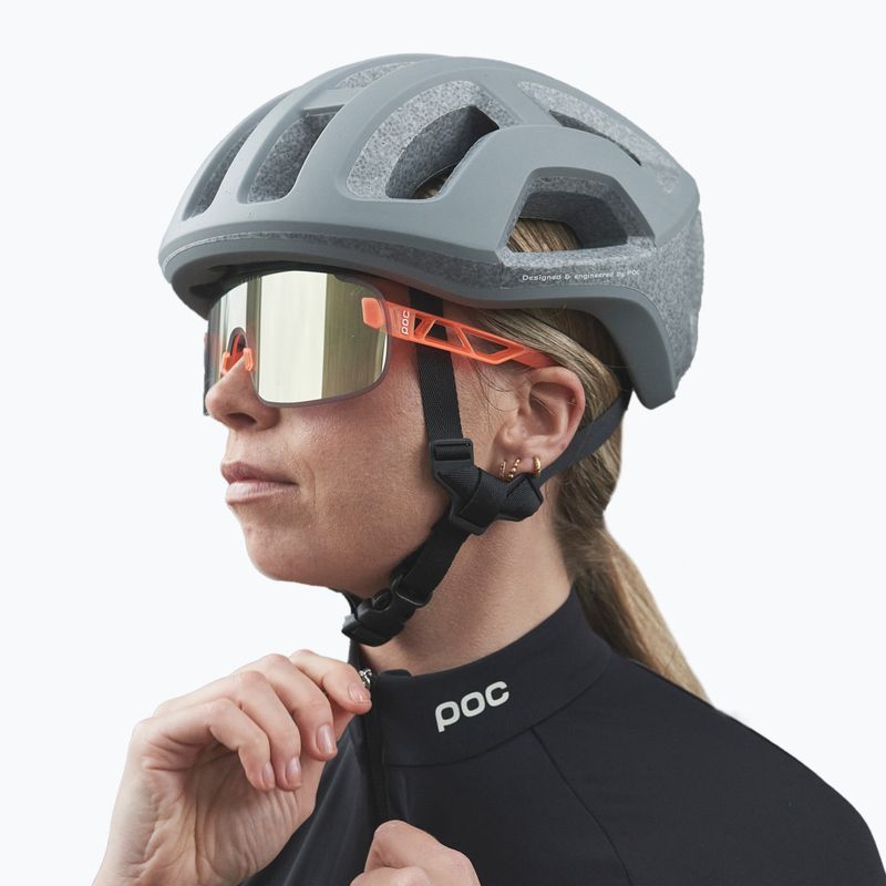 Окуляри велосипедні POC Elicit fluorescent orange translucent/clarity road gold 6
