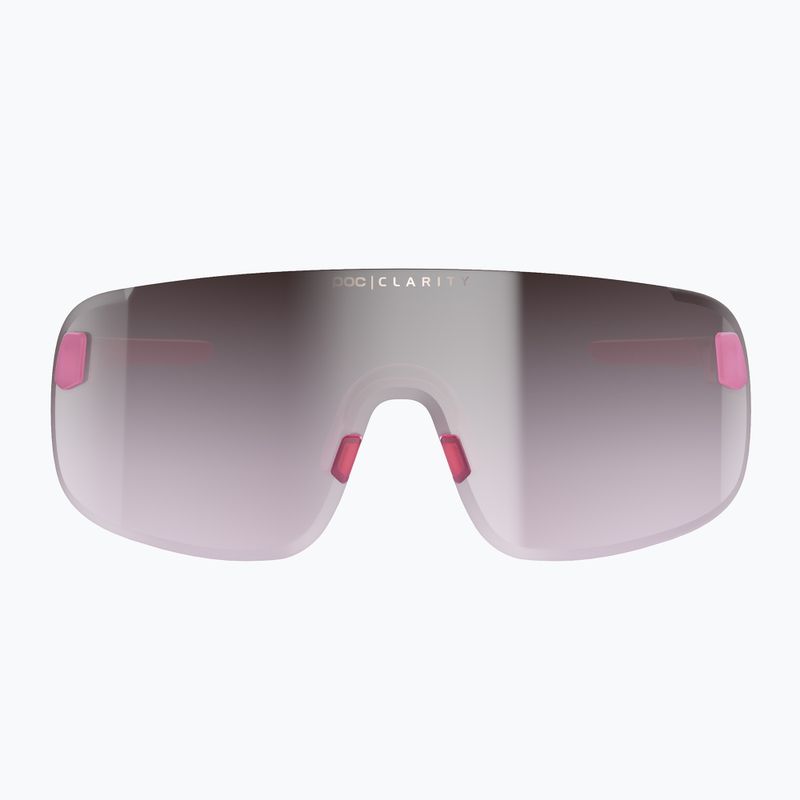 Окуляри велосипедні POC Elicit actinium pink translucent/clarity road silver 2