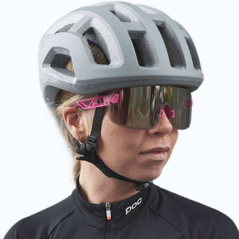 Окуляри велосипедні POC Elicit actinium pink translucent/clarity road silver 5