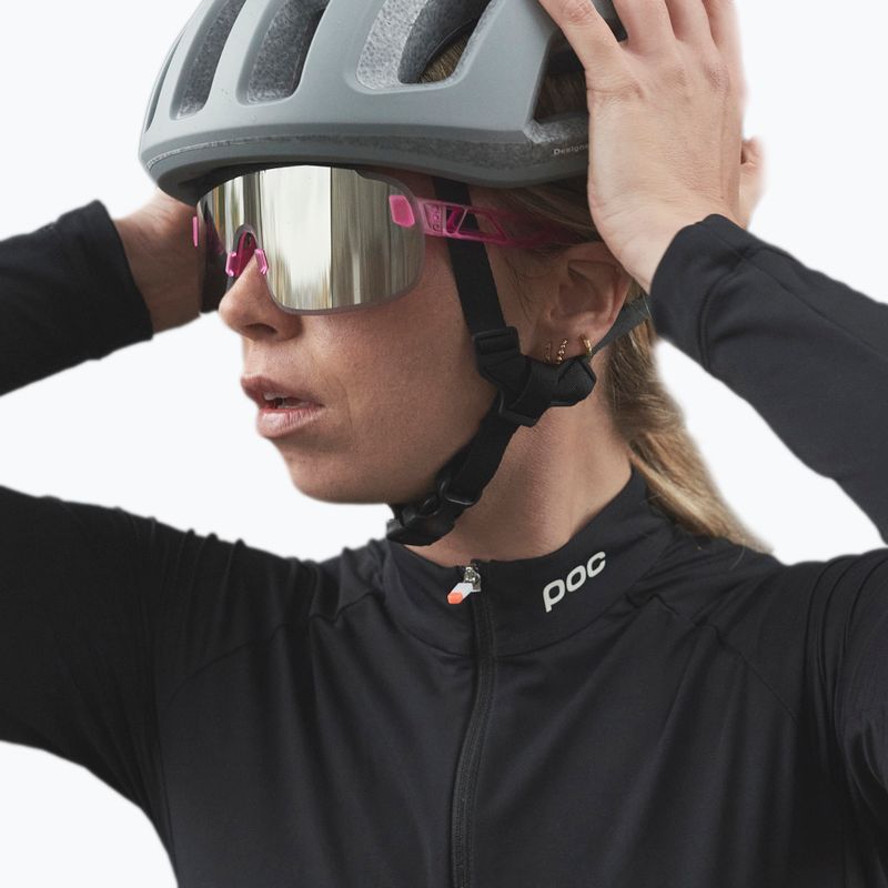 Окуляри велосипедні POC Elicit actinium pink translucent/clarity road silver 6