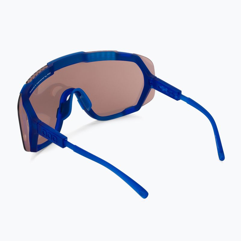 Окуляри велосипедні POC Devour opal blue translucent/clarity trail silver 3