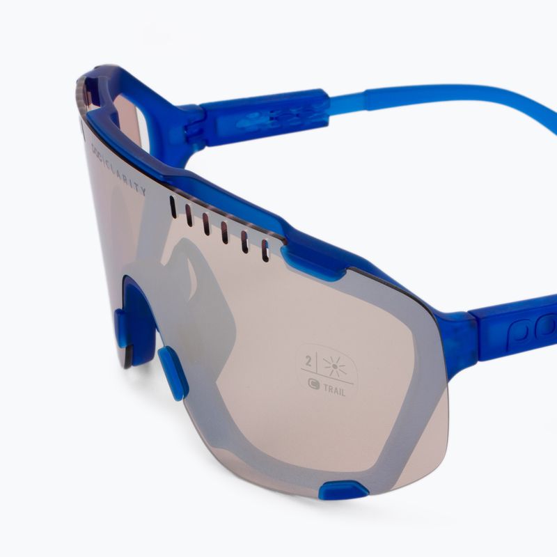 Окуляри велосипедні POC Devour opal blue translucent/clarity trail silver 6
