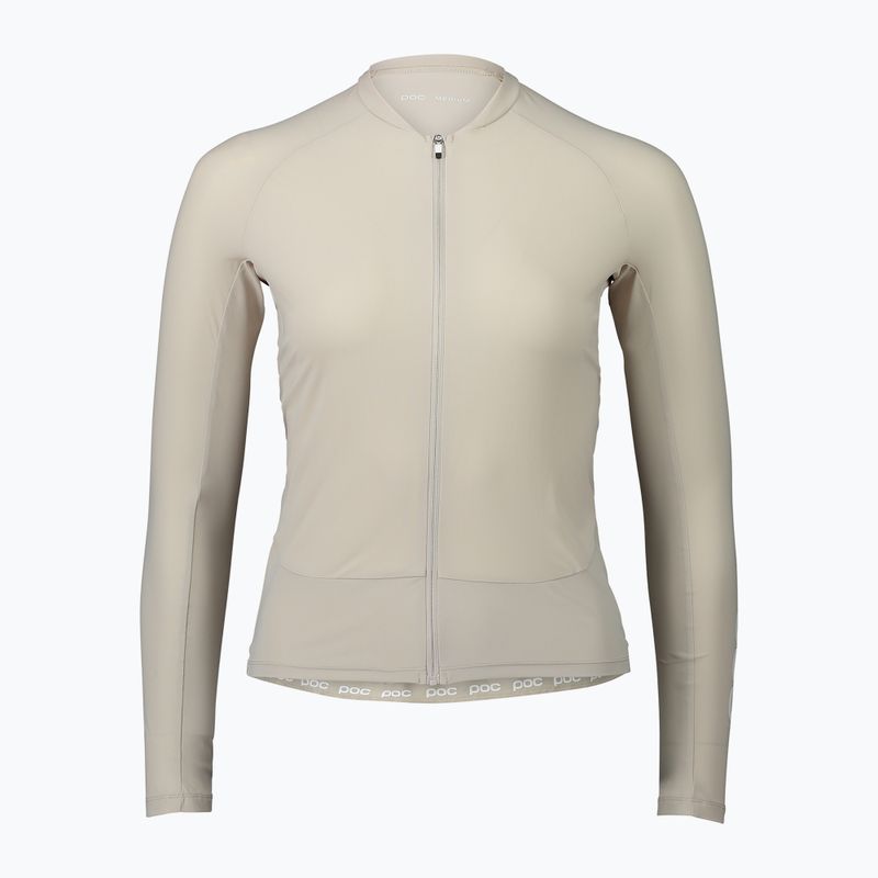 Велосипедний лонгслів жіночий POC Essential Road light sandstone beige 2