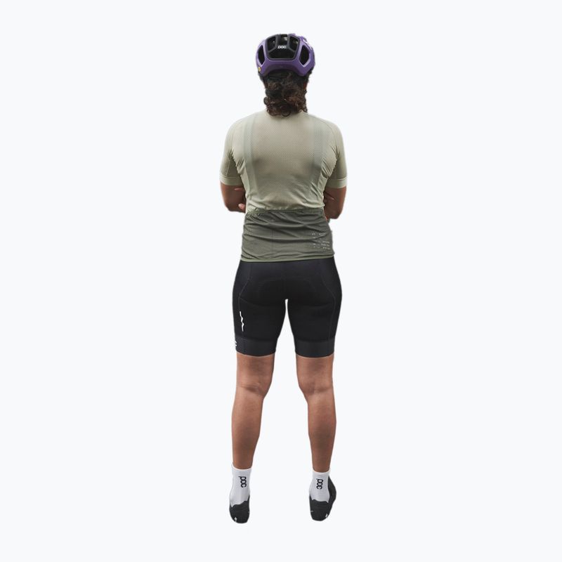 Велофутболка жіноча POC Essential Road Logo prehnite green/epidote green 2