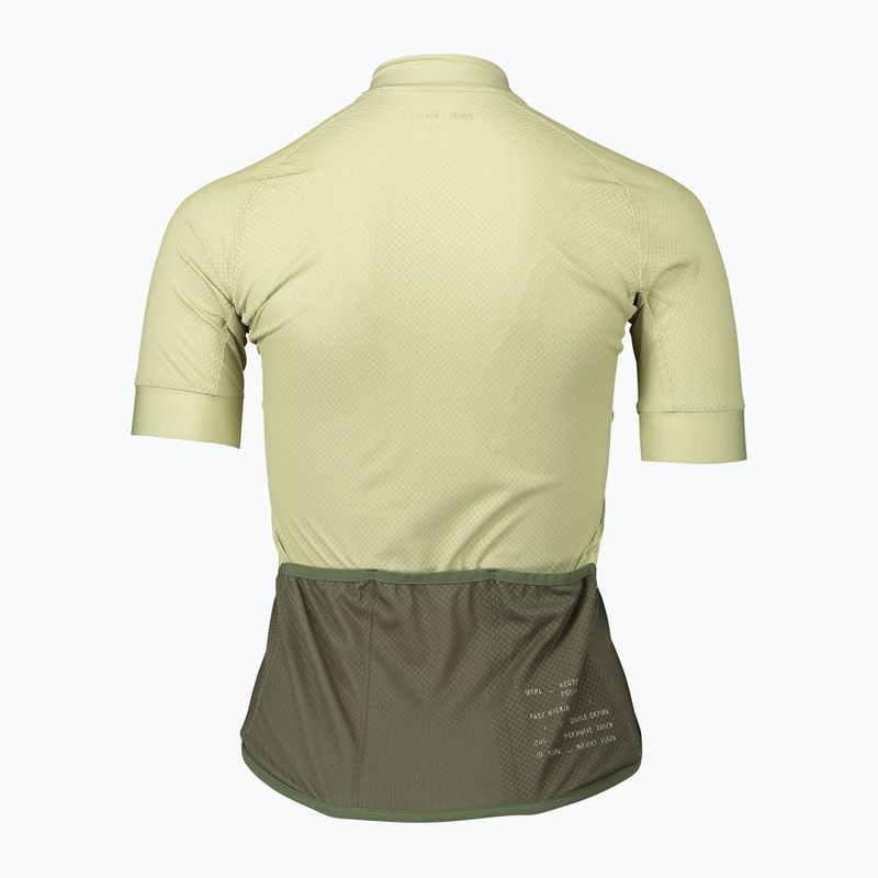 Велофутболка жіноча POC Essential Road Logo prehnite green/epidote green 6