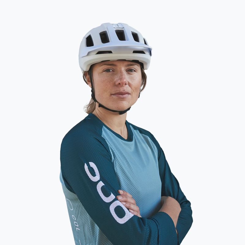 Велофутболка жіноча POC MTB Pure 3/4 lt dioptase blue/dioptase blue 4