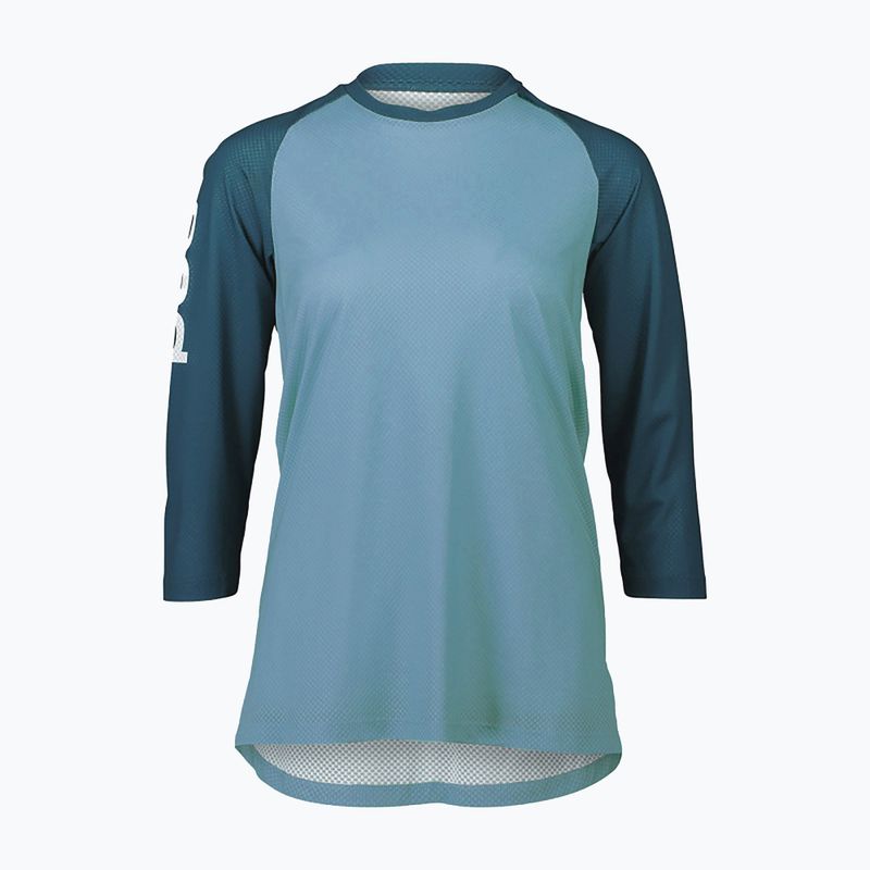 Велофутболка жіноча POC MTB Pure 3/4 lt dioptase blue/dioptase blue 5