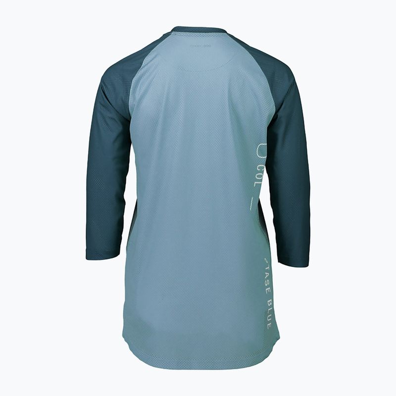 Велофутболка жіноча POC MTB Pure 3/4 lt dioptase blue/dioptase blue 6