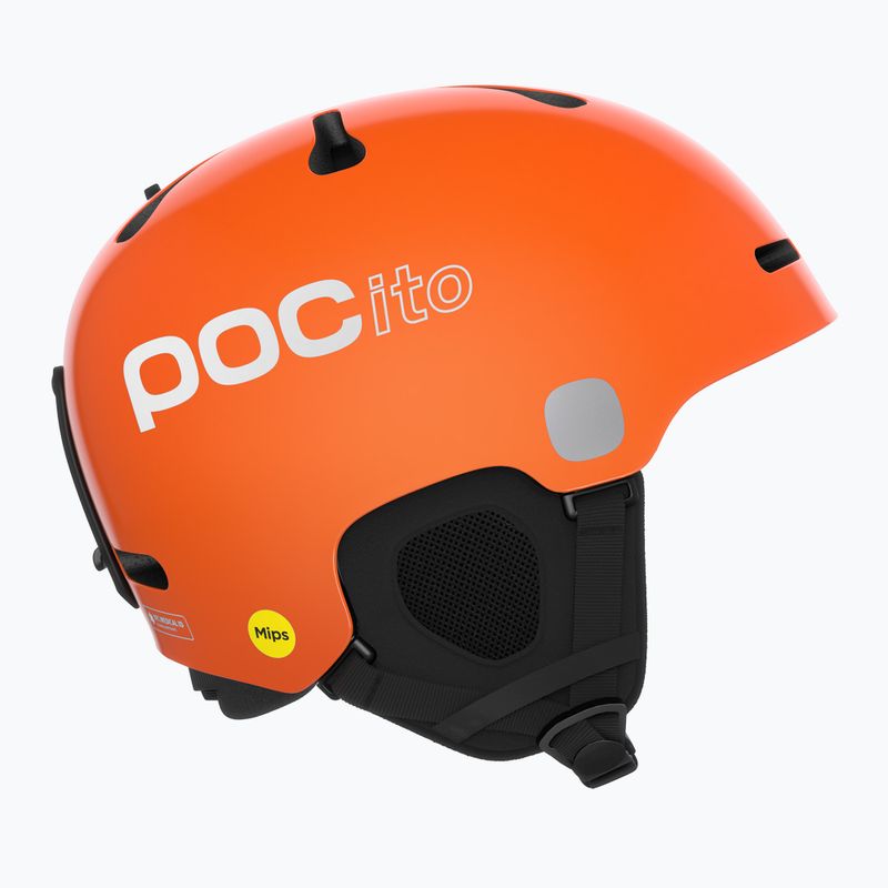 Шолом лижний дитячий POC POCito Fornix MIPS fluorescent orange 11