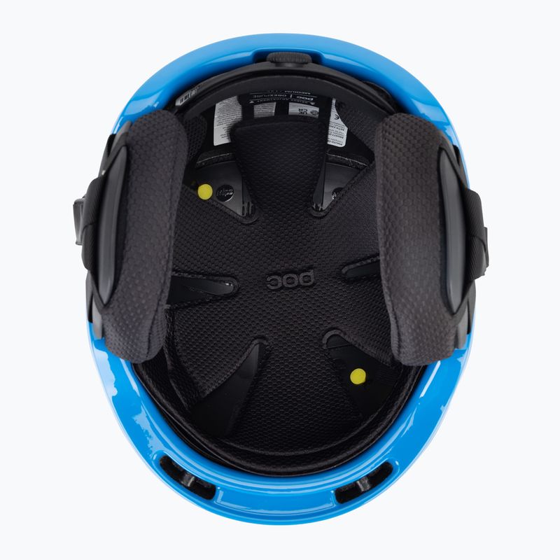 Шолом лижний дитячий POC POCito Obex MIPS fluorescent blue 5