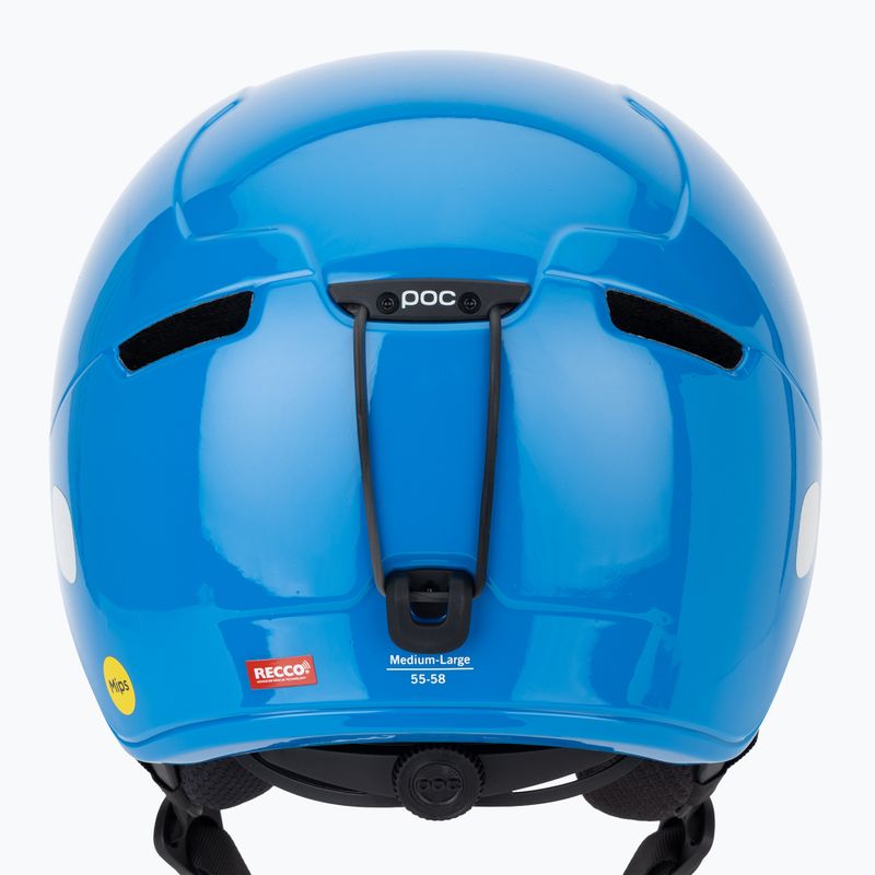 Шолом лижний дитячий POC POCito Obex MIPS fluorescent blue 9