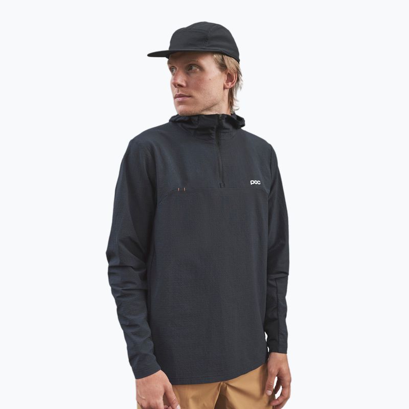 Кофта велосипедна чоловіча POC Mantle Thermal Hoodie чорна 52758