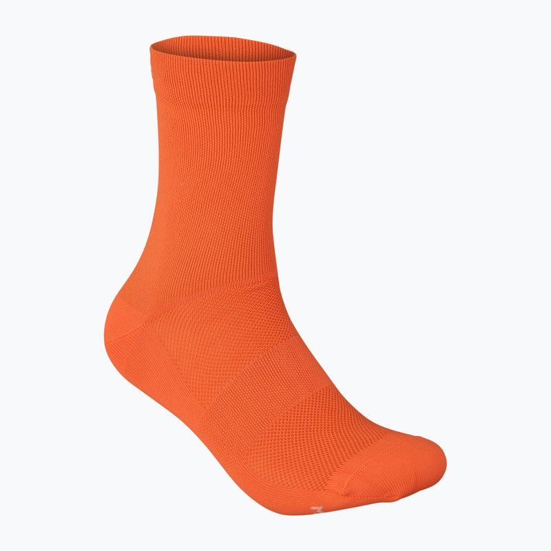 Велошкарпетки POC Fluo Mid fluorescent orange 4