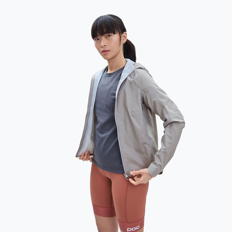 Жіноча велосипедна куртка POC Signal All-Weather W moonstone grey 6
