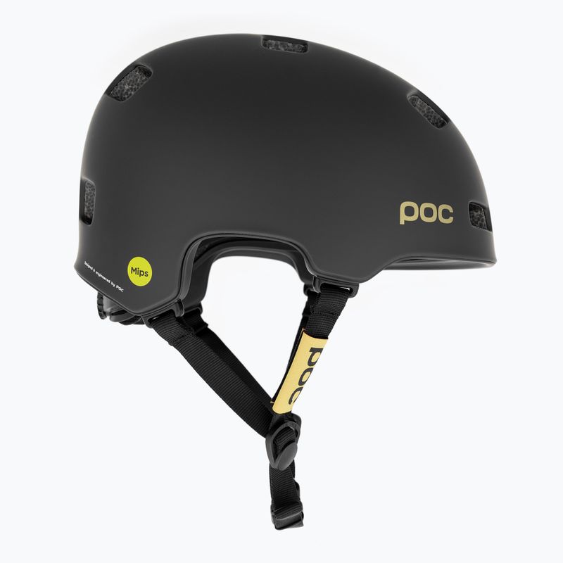 Шолом велосипедний POC Crane MIPS Fabio Ed. uranium black matt/gold 4
