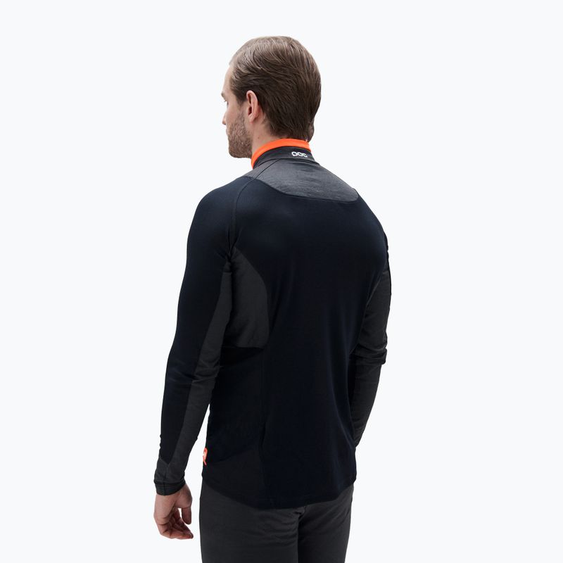 Терморегулююча кофта POC Resistance Layer Jersey uranium black 3