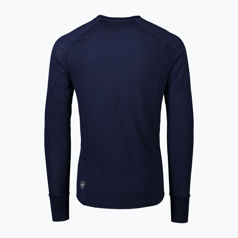 Лонгслів трекінговий POC Light Merino turmaline navy 2