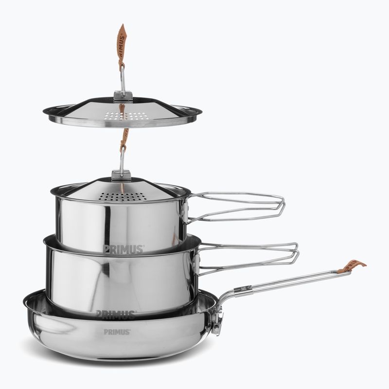 Набір кастрюль Primus CampFire Cookset 1 л + 1,8 л + Сковорідка