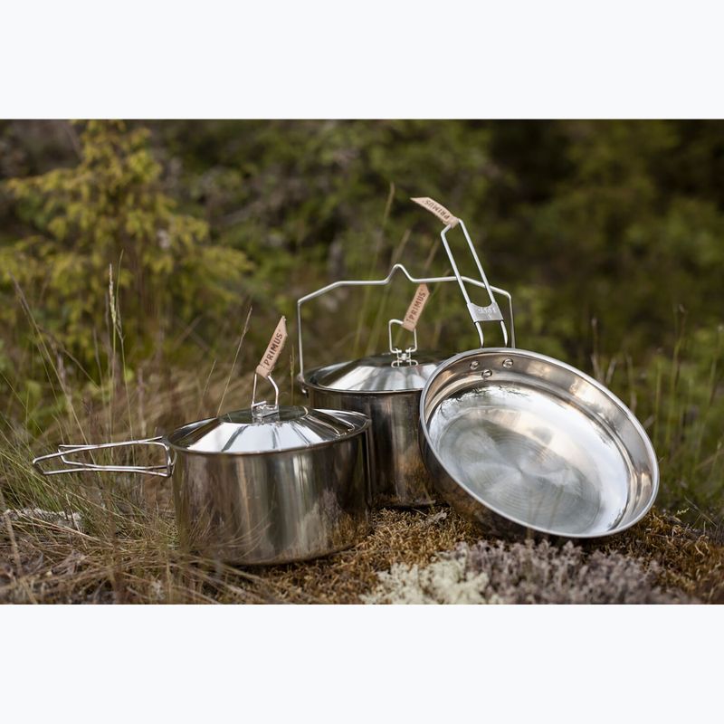 Набір кастрюль Primus CampFire Cookset 1 л + 1,8 л + Сковорідка 2
