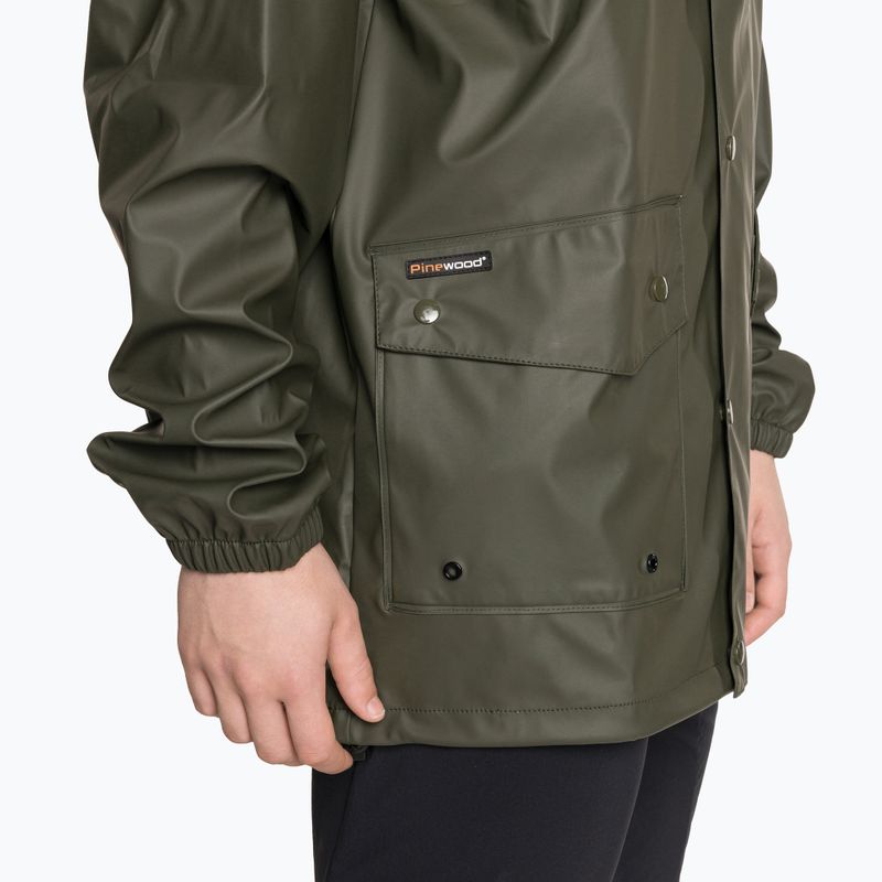 Куртка-дощовик чоловіча Pinewood Gremista green 5