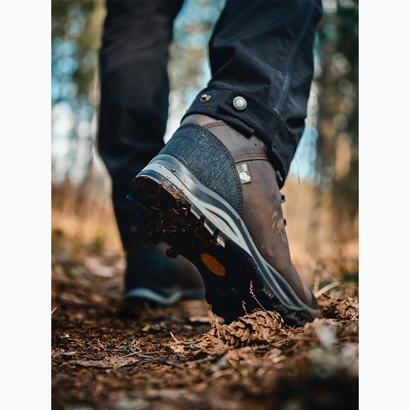 Черевики туристичні чоловічі Pinewood Mid Hunting & Hiking Boot brown 13