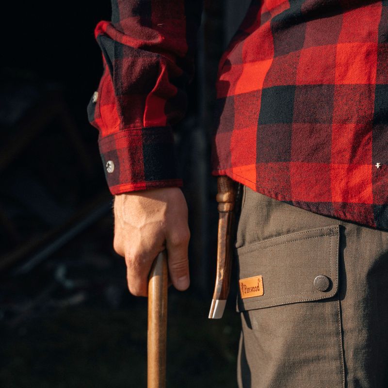 Чоловіча сорочка Pinewood Lumbo red/black 4