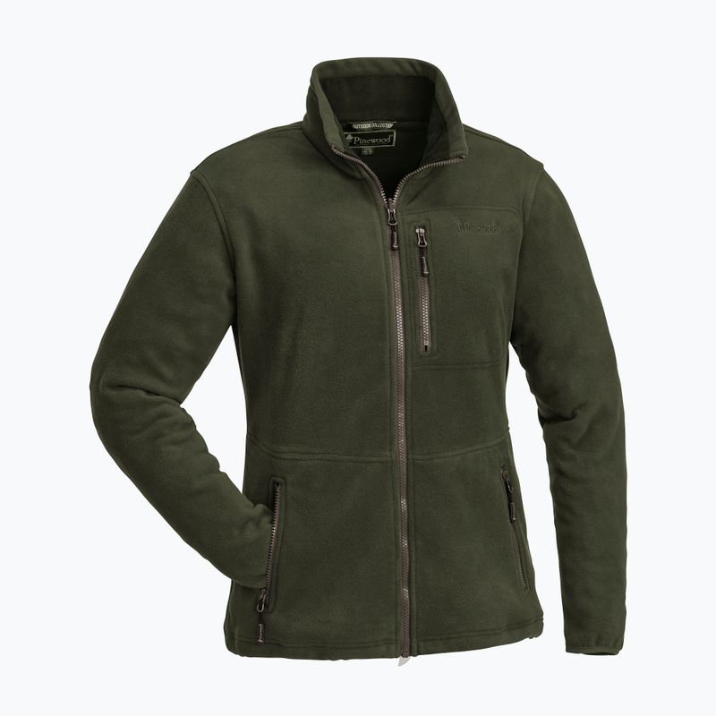 Кофта трекінгова жіноча Pinewood Finnveden Fleece green