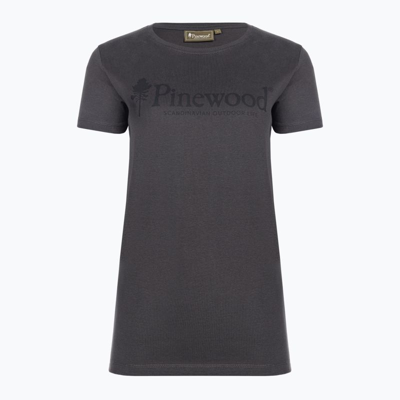 Футболка жіноча Pinewood Outdoor Life dark anthracite