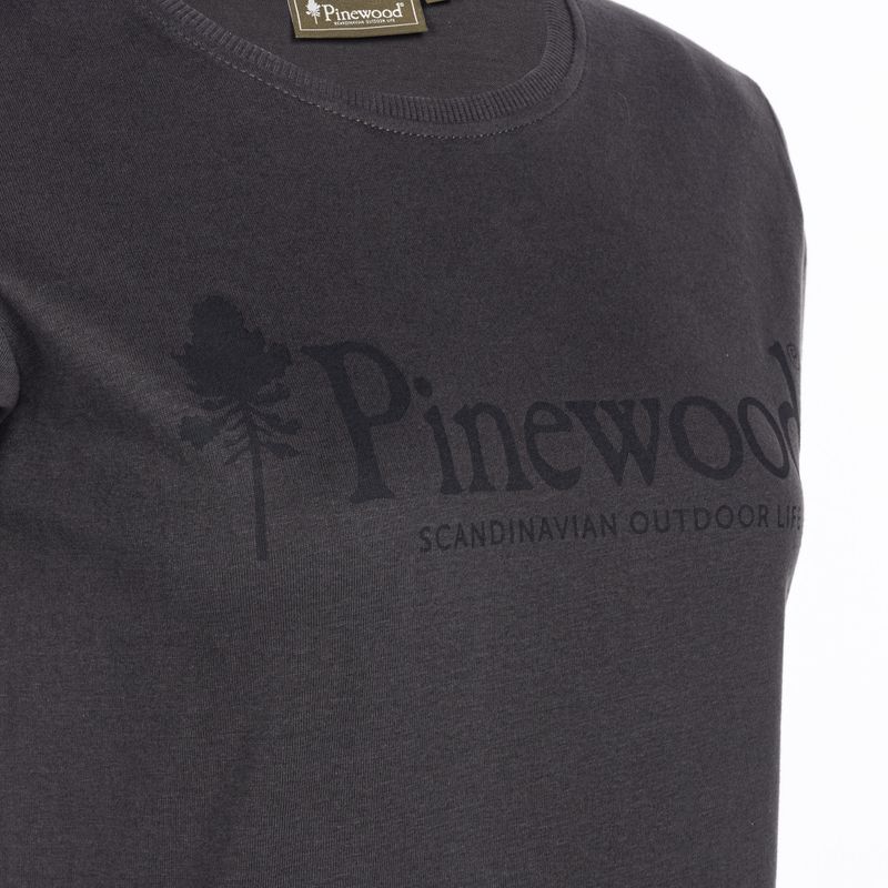 Футболка жіноча Pinewood Outdoor Life dark anthracite 3