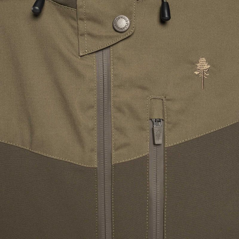 Жіноча куртка Pinewood Finnveden Hybrid Extreme d.olive/h.olive 5