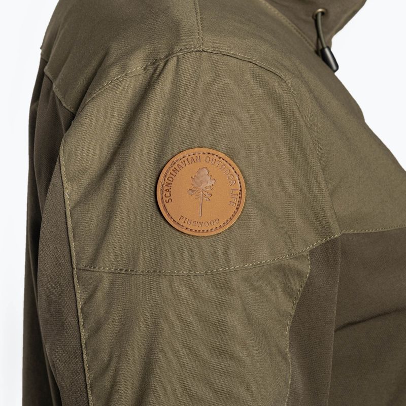 Жіноча куртка Pinewood Finnveden Hybrid Extreme d.olive/h.olive 6