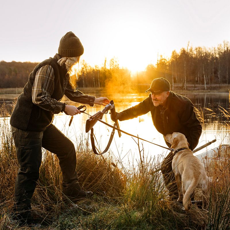 Шапка зимова Pinewood Knitted Wool mossgreen mel 9