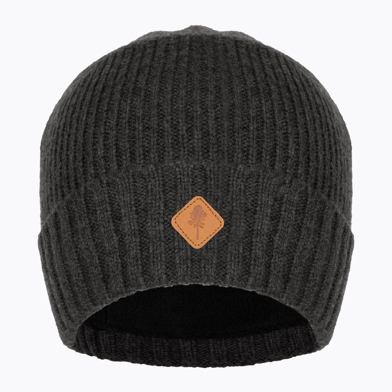 Шапка зимова Pinewood Knitted Wool dark anthracite mel 2