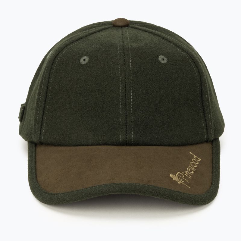 Бейсболка Pinewood Edmonton Exclusive mossgreen/suede brown 4