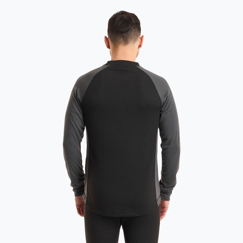 Термобілизна чоловіча Pinewood Finnveden Base Layer black/dark grey 3