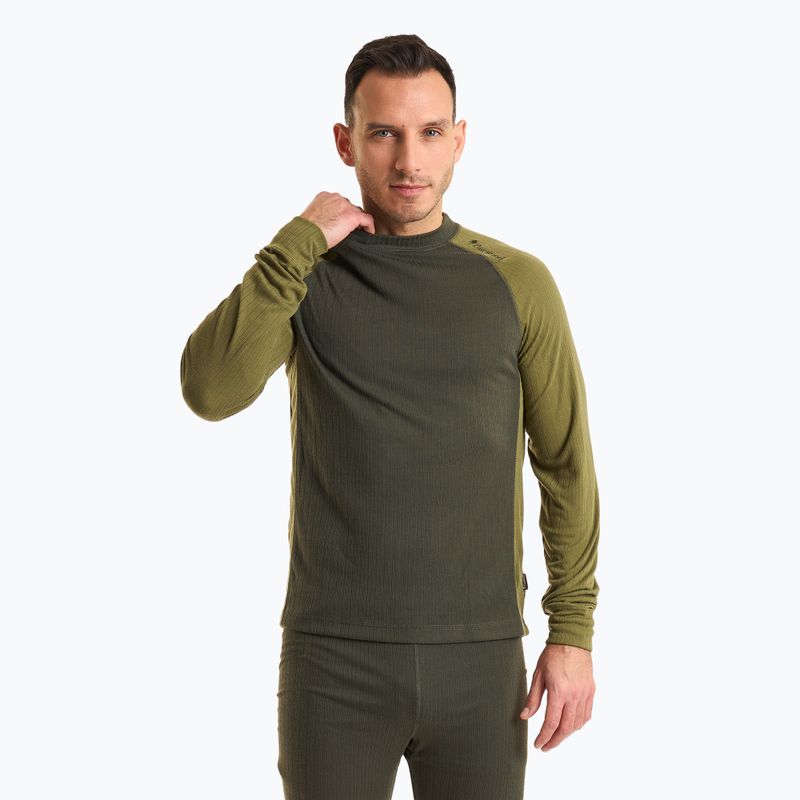 Комплект білизни термічної чоловічий Pinewood Finnveden Base Layer d.green/leaf 2