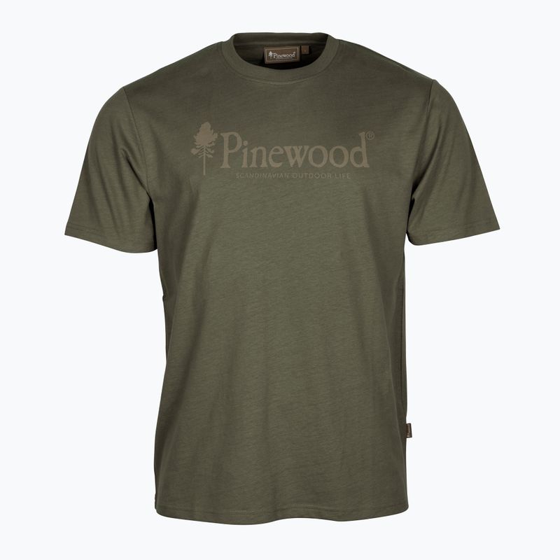 Футболка чоловіча Pinewood Outdoor Life d.green 3
