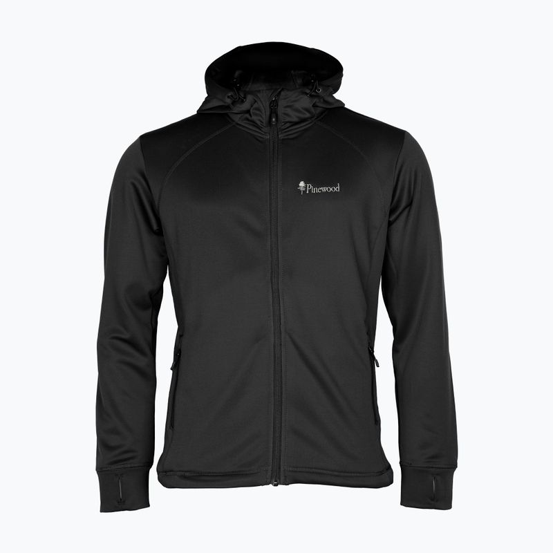 Чоловічий трекінговий світшот Pinewood Finnveden Hoodie чорний 2