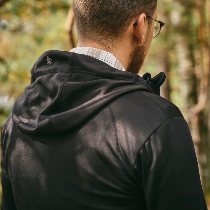 Чоловічий трекінговий світшот Pinewood Finnveden Hoodie чорний 5