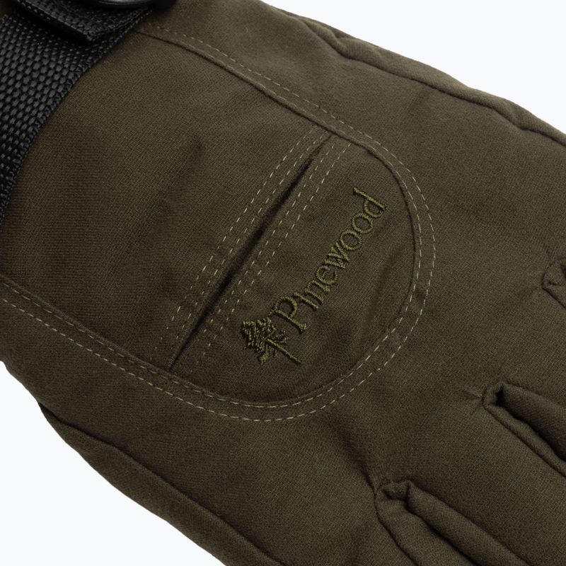 Рукавички трекінгові чоловічі Pinewood Membrane Glove moss green 6
