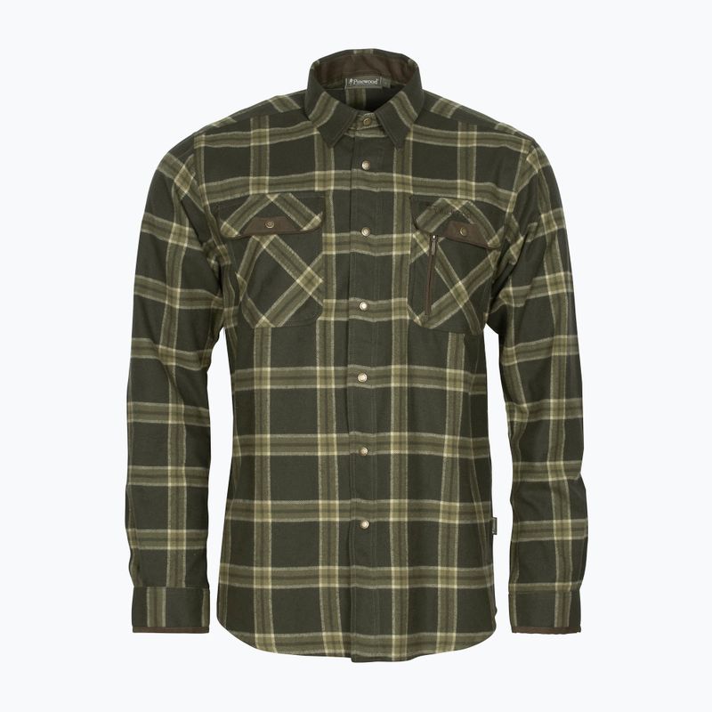 Сорочка чоловіча Pinewood Prestwick Exclusive d.green/green
