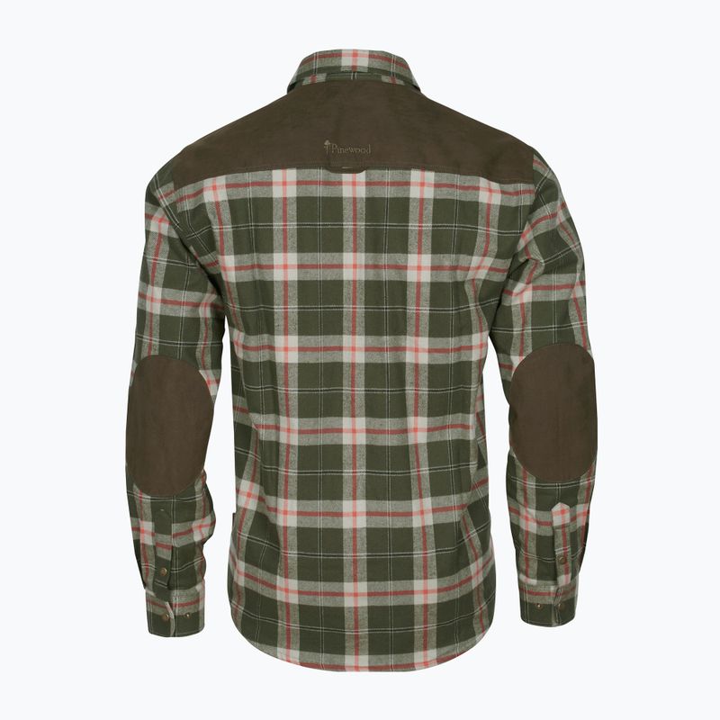 Сорочка чоловіча Pinewood Douglas d.green/red 2