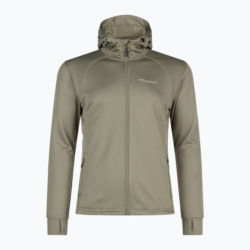 Чоловічий трекінговий світшот Pinewood Finnveden Hoodie середнього хакі