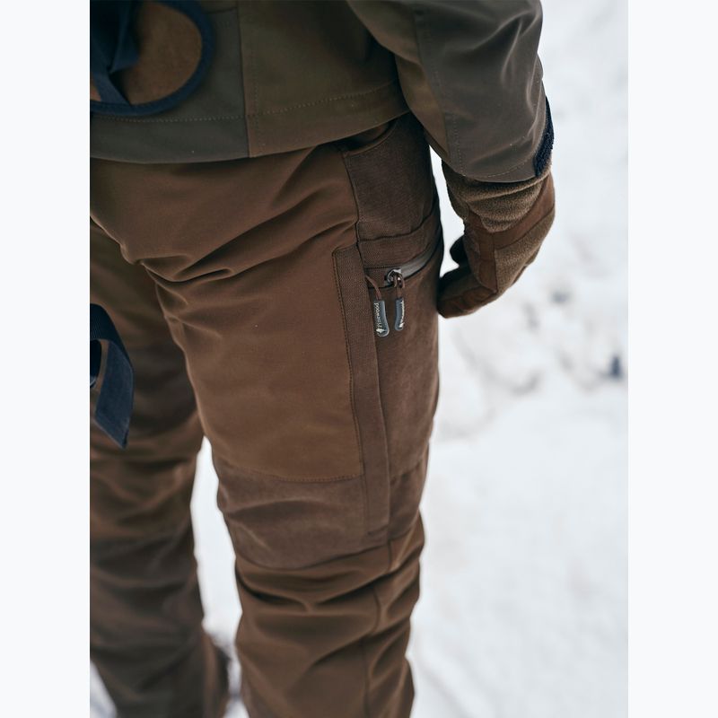 Рукавички чоловічі Pinewood Småland Hunters Extreme Fleece h.brown / suede brown 5