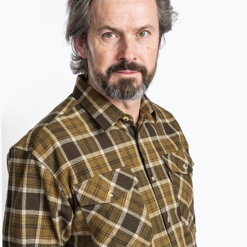 Чоловіча сорочка Pinewood Härjedalen h.olive/khaki 5