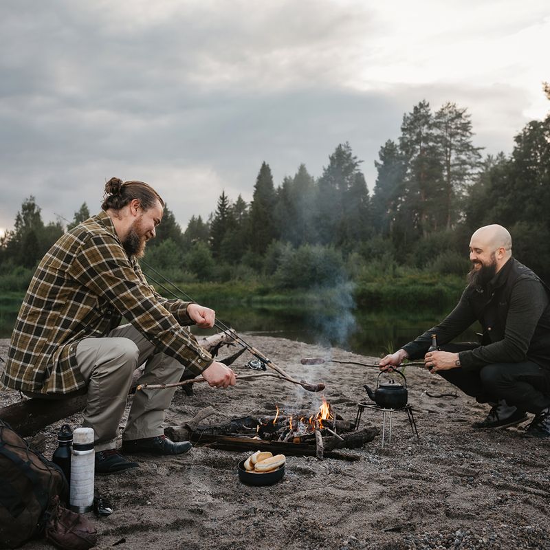 Чоловіча сорочка Pinewood Härjedalen h.olive/khaki 11