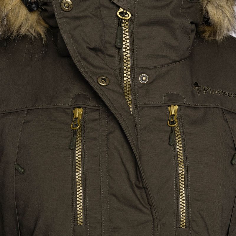 Жіноче утеплене пальто Pinewood Finnveden Winter Parka d.olive 9