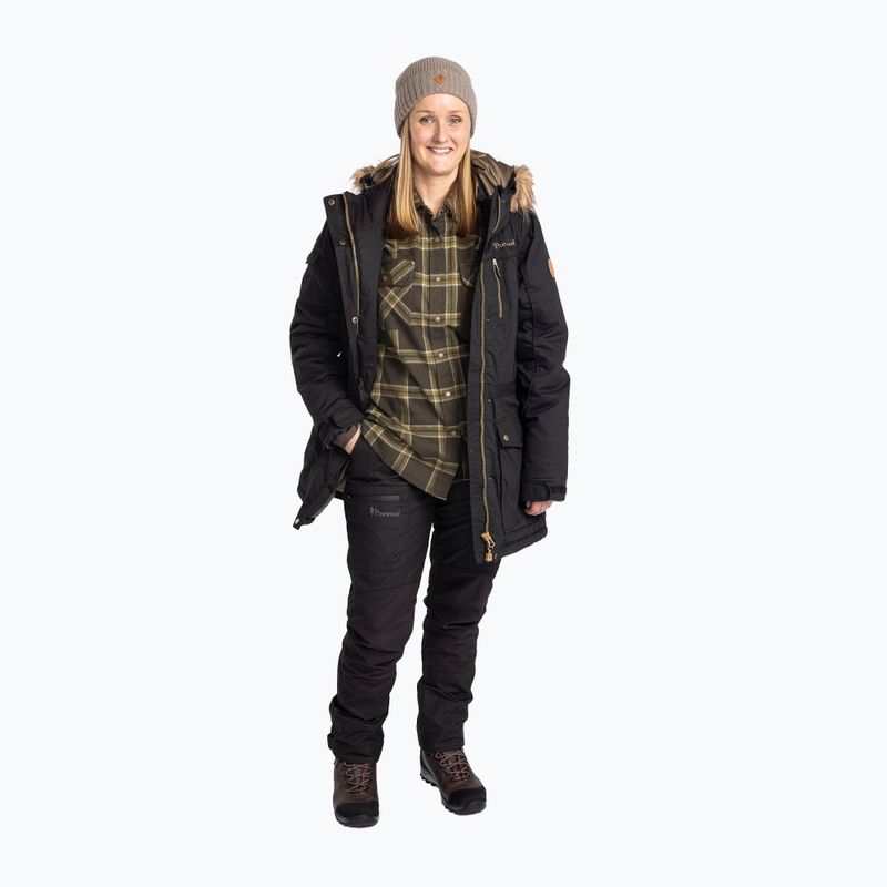Жіноче утеплене пальто Pinewood Finnveden Winter Parka чорне 2