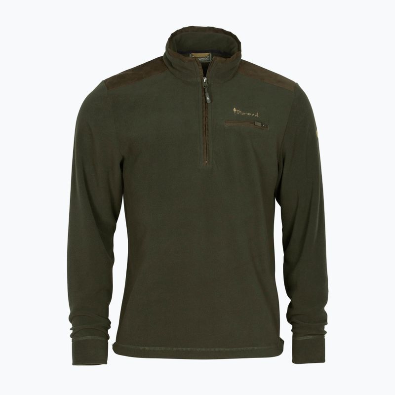 Кофта чоловіча Pinewood Småland Hunters Half Zip h.brown 4