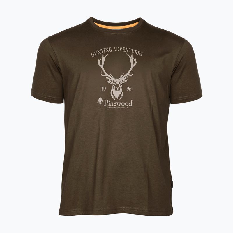 Чоловіча футболка Pinewood Red Deer зелена 4